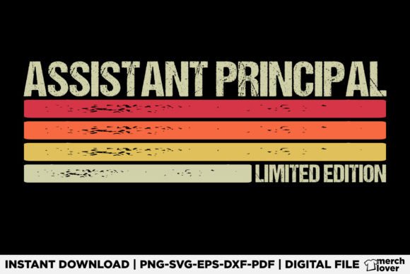 Assistant Principal Birthday Job Title: Graphics & T-Shirt Designs