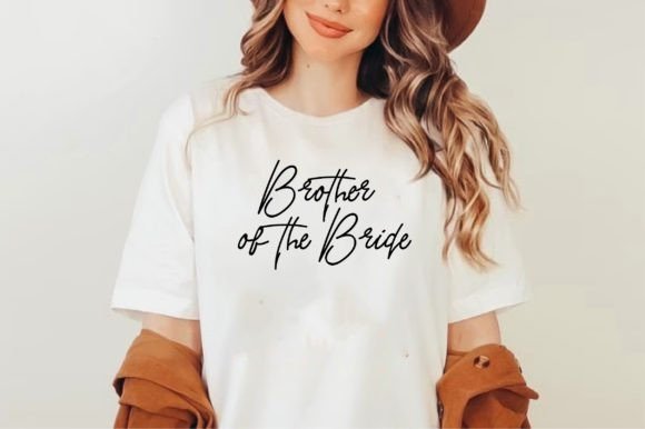 Brother of the Bride Graphics for T-Shirt Designs