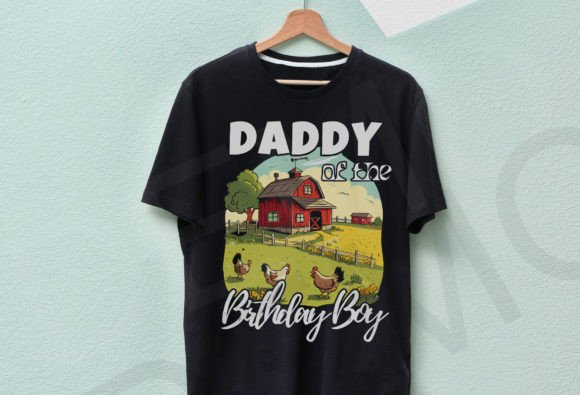 Daddy of the Birthday Boy Farm Animal Graphics