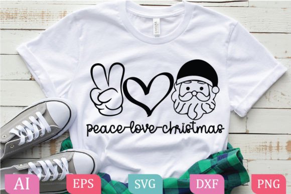 Peace Love Christmas Graphics