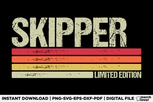 Skipper Birthday Job Title T-Shirt Graphics for T-Shirt Designs