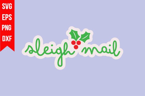 Sleigh Mail Graphics for T-Shirt Designs