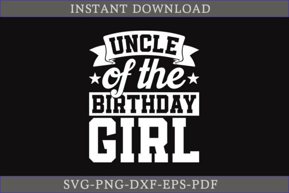 Uncle of the Birthday Girl Gift Shirt